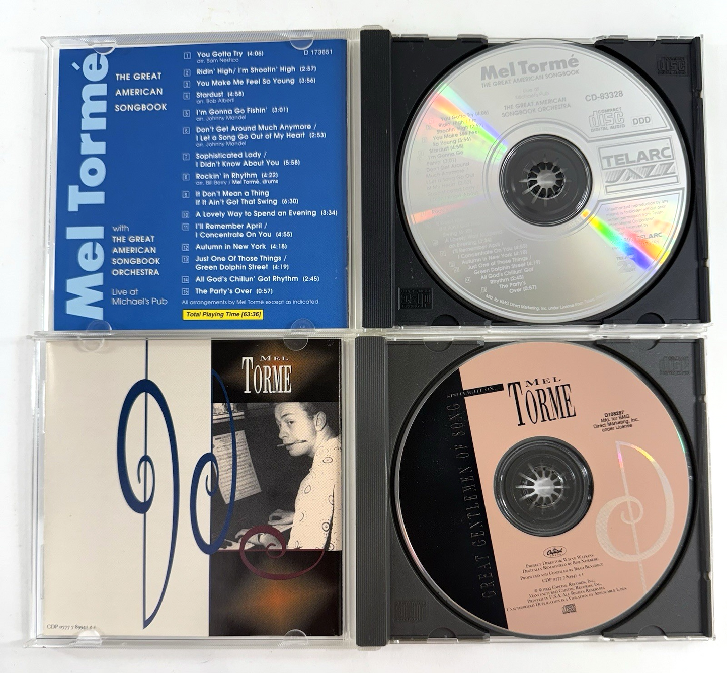 Mel Tormé CD Bundle - Great American Songbook, In Hollywood, London Sessions +5