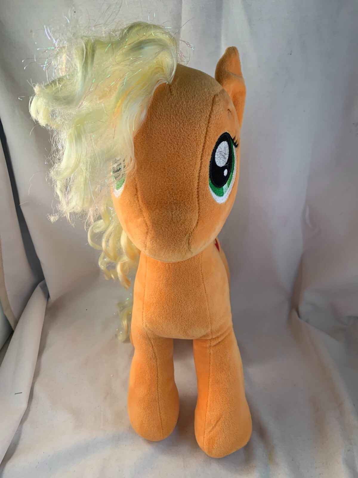 Ty Sparkle My Little Pony Applejack & Rarity Plush Pony Unicorn 15"