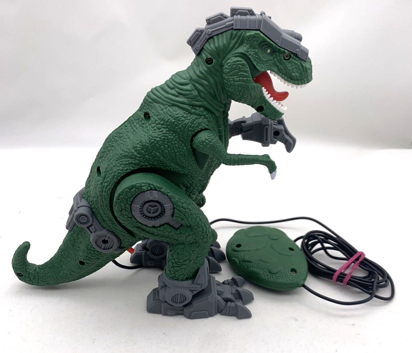 Battery Powered Walking 2 Dinosaurs  T-Rex Remote Control Toys Sound