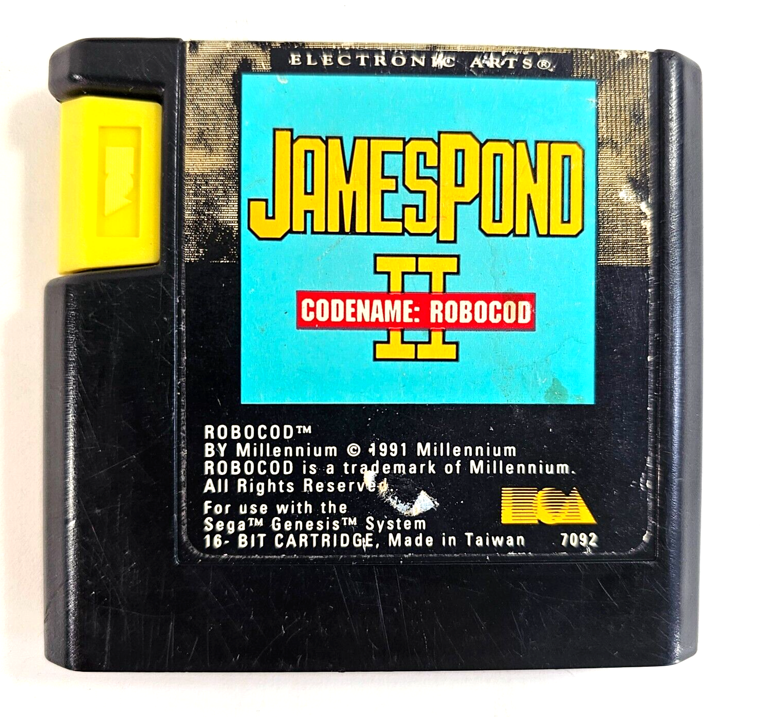 James Pond II: Codename RoboCod (Sega Genesis, 1993) Game and Case - Tested