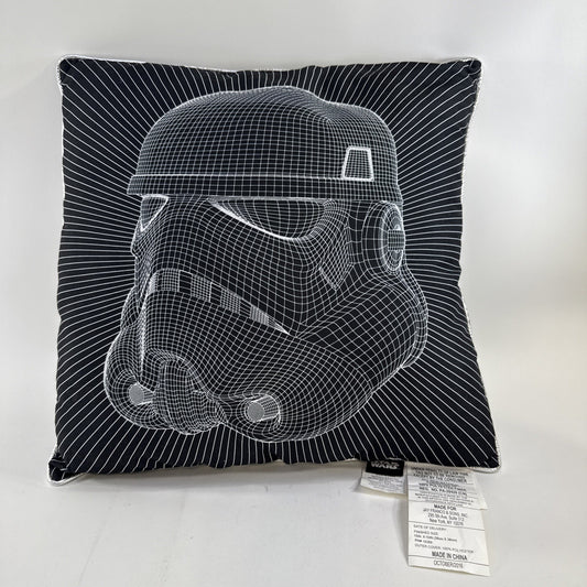 Star Wars 2016 Officially Licensed 15"x15" Stormtrooper Black Throw Pillow