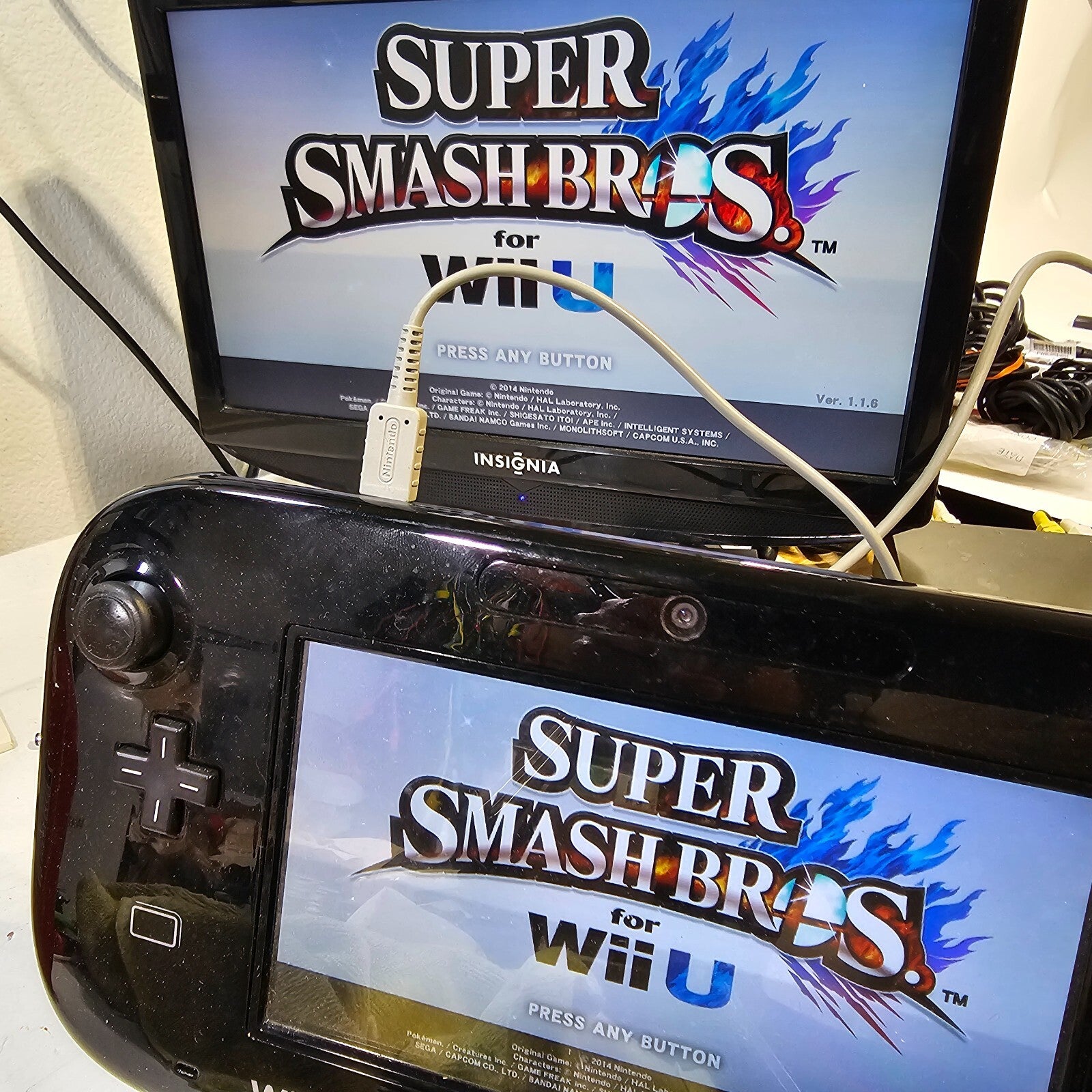 Super Smash Bros. (Nintendo Wii U, 2014)  Replacement Game Disc - Tested