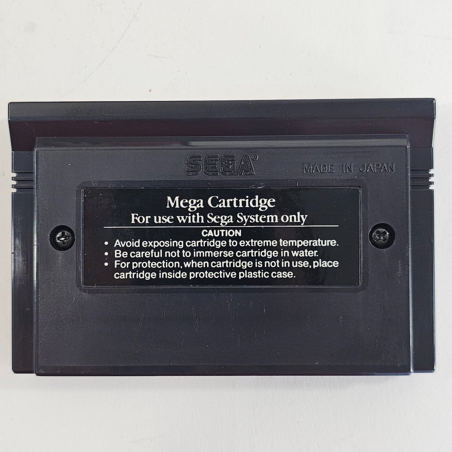 Rambo III (Sega Master System, 1988) Game Case Manual Poster - Tested