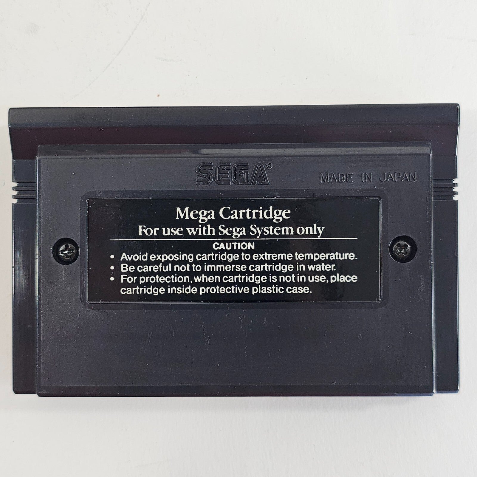 Rambo III (Sega Master System, 1988) Game Case Manual Poster - Tested