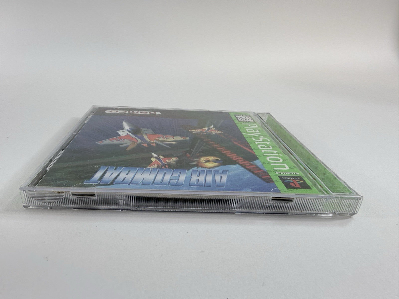Air Combat (Sony PlayStation 1, 1995) Game Case Manual Registration - Tested