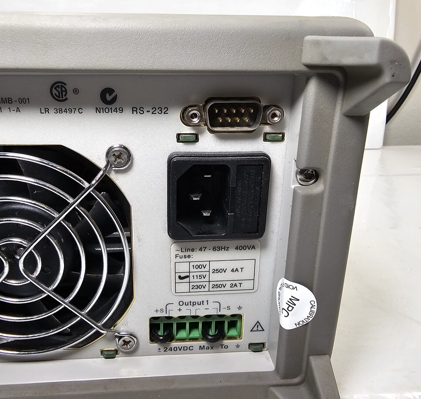 Agilent E3648A Dual Output DC Power Supply 0-8V,5A/0-20V,2.5A - Tested - 2490