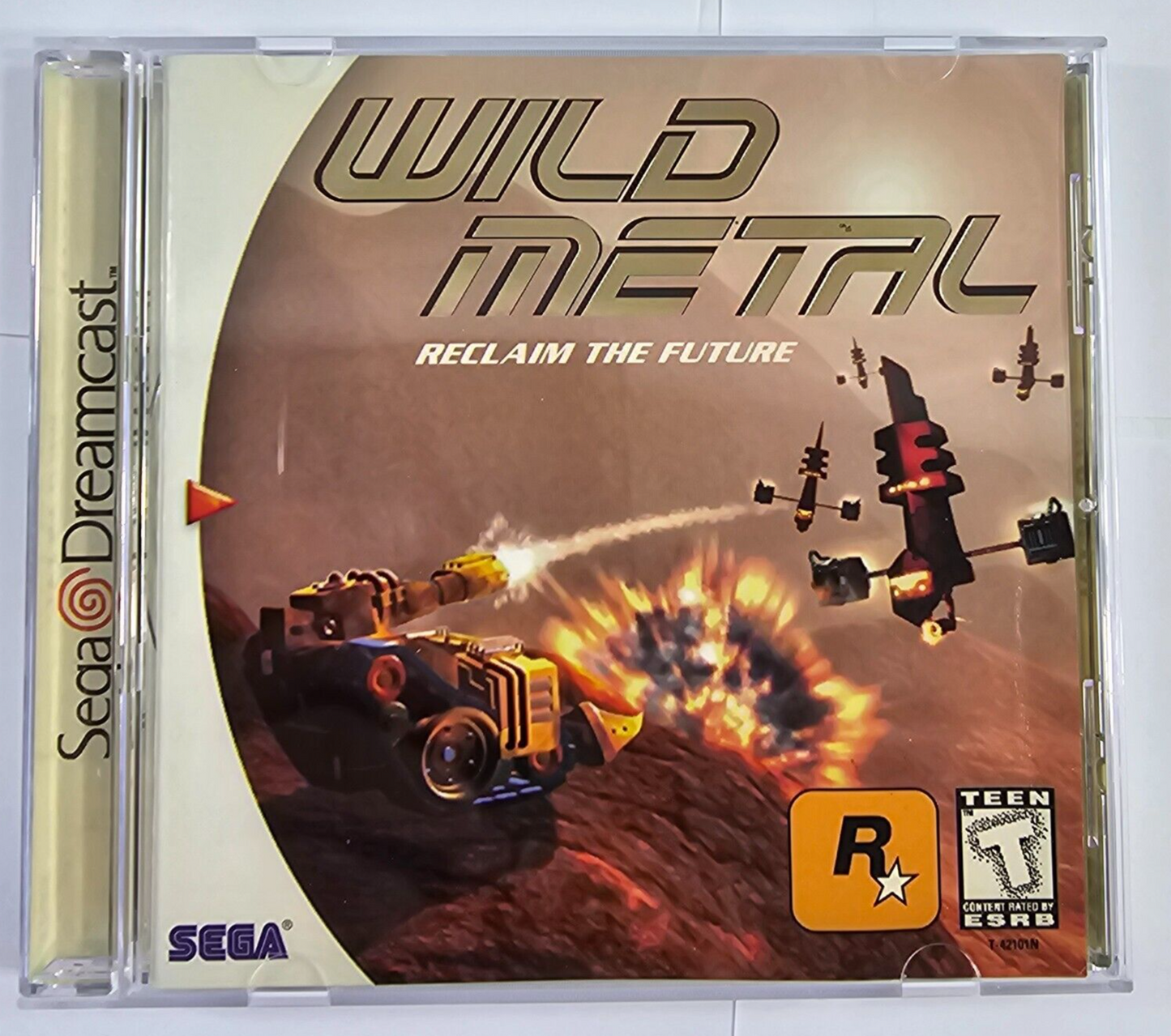Wild Metal (Sega Dreamcast, 2000) Game Case Manual - Tested and Working