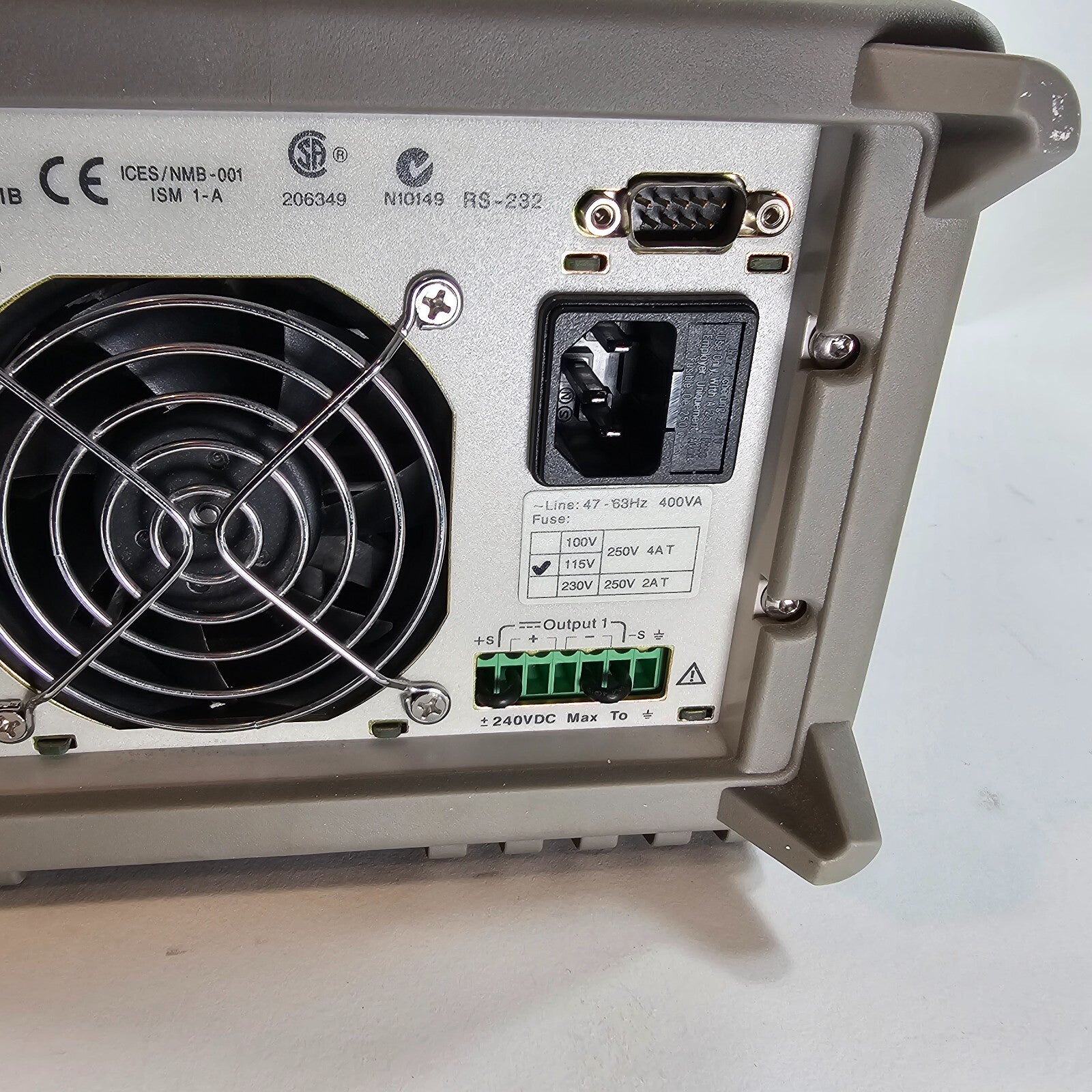 Agilent E3648A Dual Output DC Power Supply 0-8V,5A/0-20V,2.5A - Tested - 4509