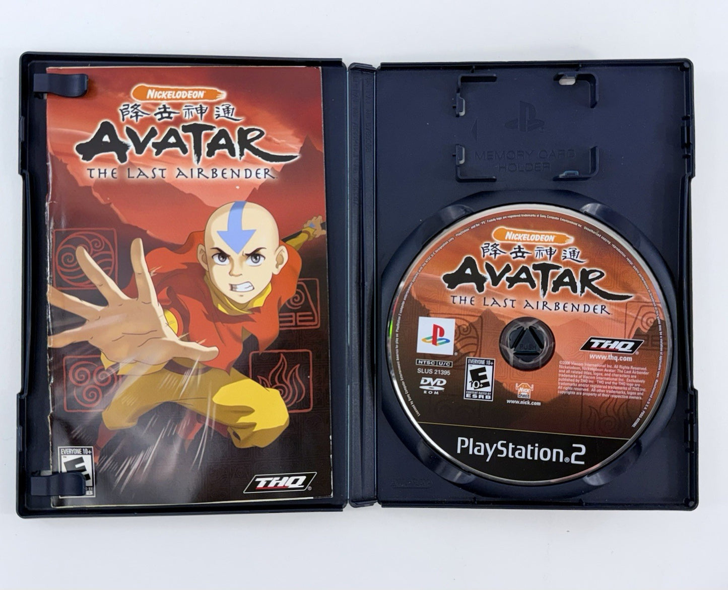 Avatar: The Last Airbender (Sony PlayStation 2, 2006) Game Case Manual - Tested