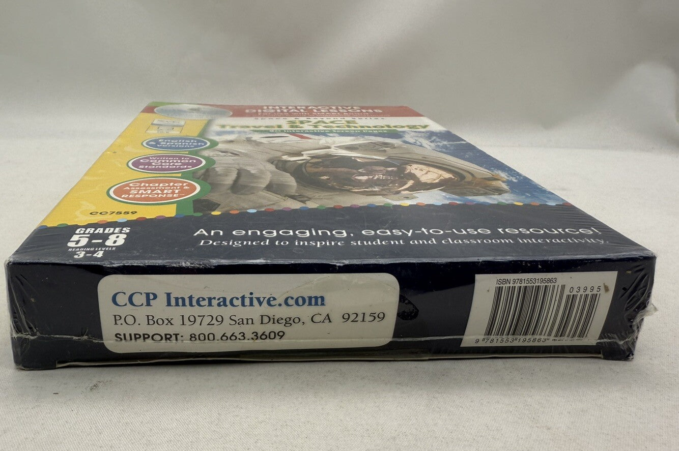 SPACE Travel and Technology (Digital Lesson Software) Grades 5-8 - New, Sealed