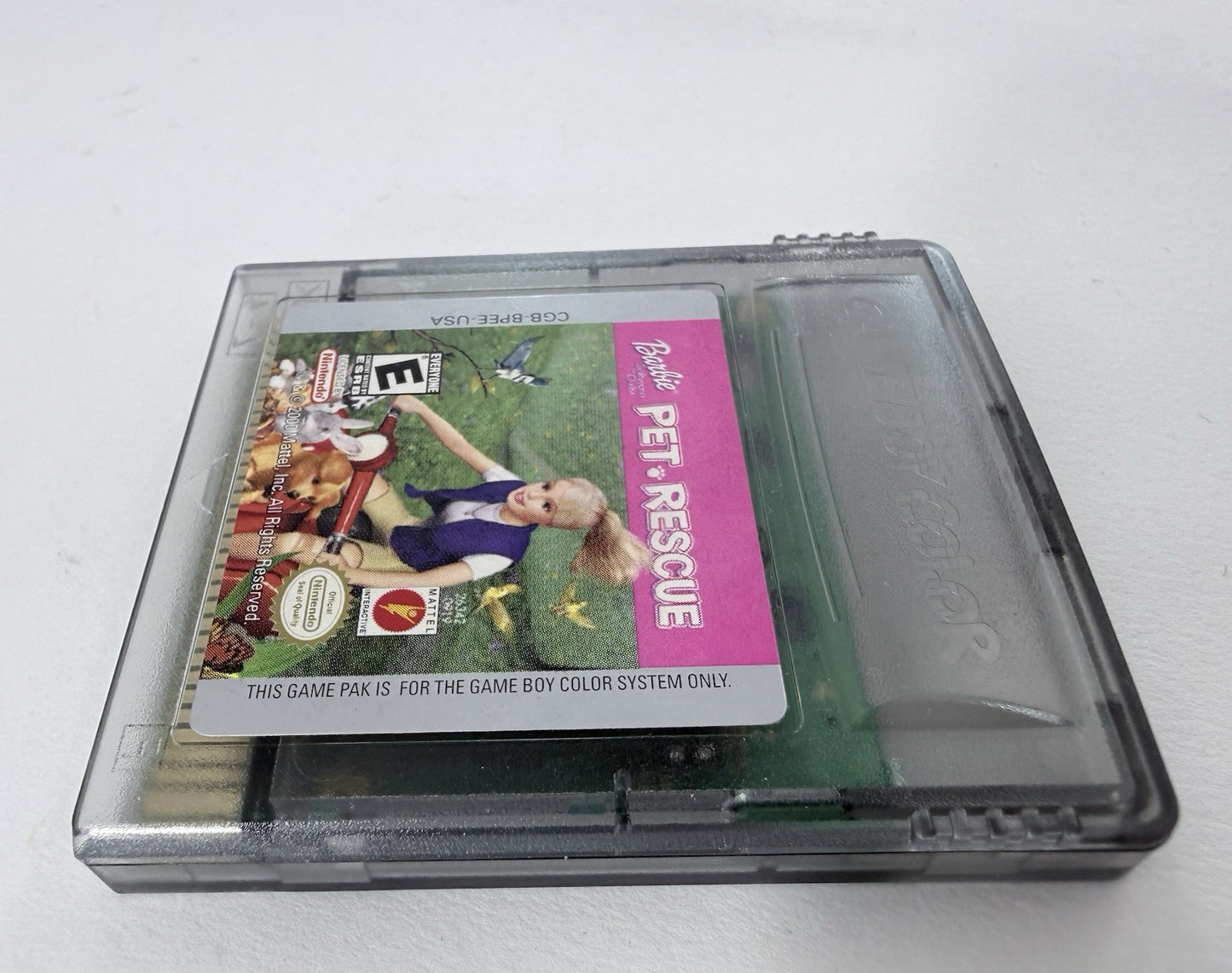 Barbie Pet Rescue (Nintendo Game Boy Color, 2001) Game Cartridge - Tested