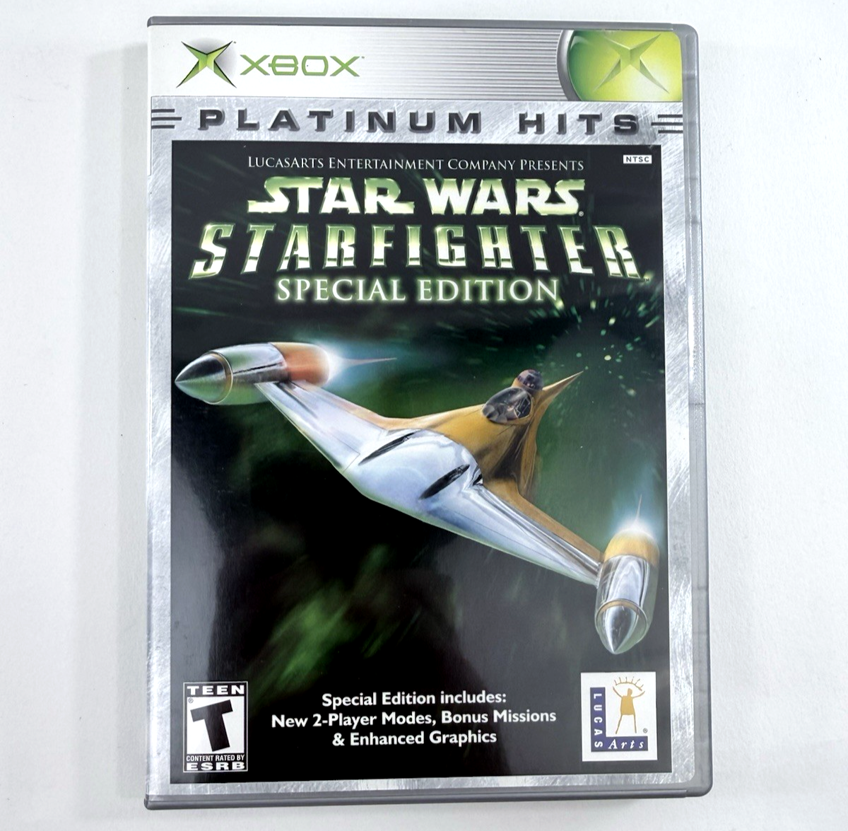 Star Wars: Starfighter Special Edition (Xbox, 2001) Game Case Manual - Tested