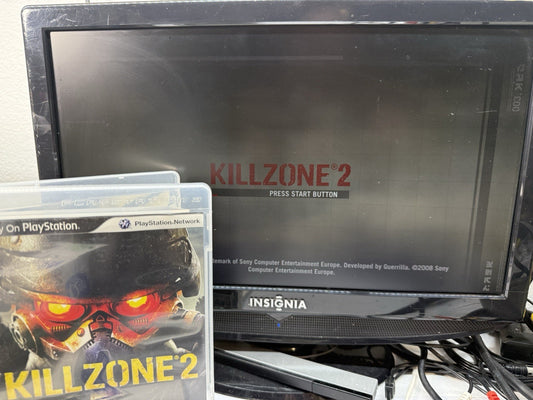 Killzone 2 (Sony PlayStation 3, 2009) Game Case Manual Registration - Tested