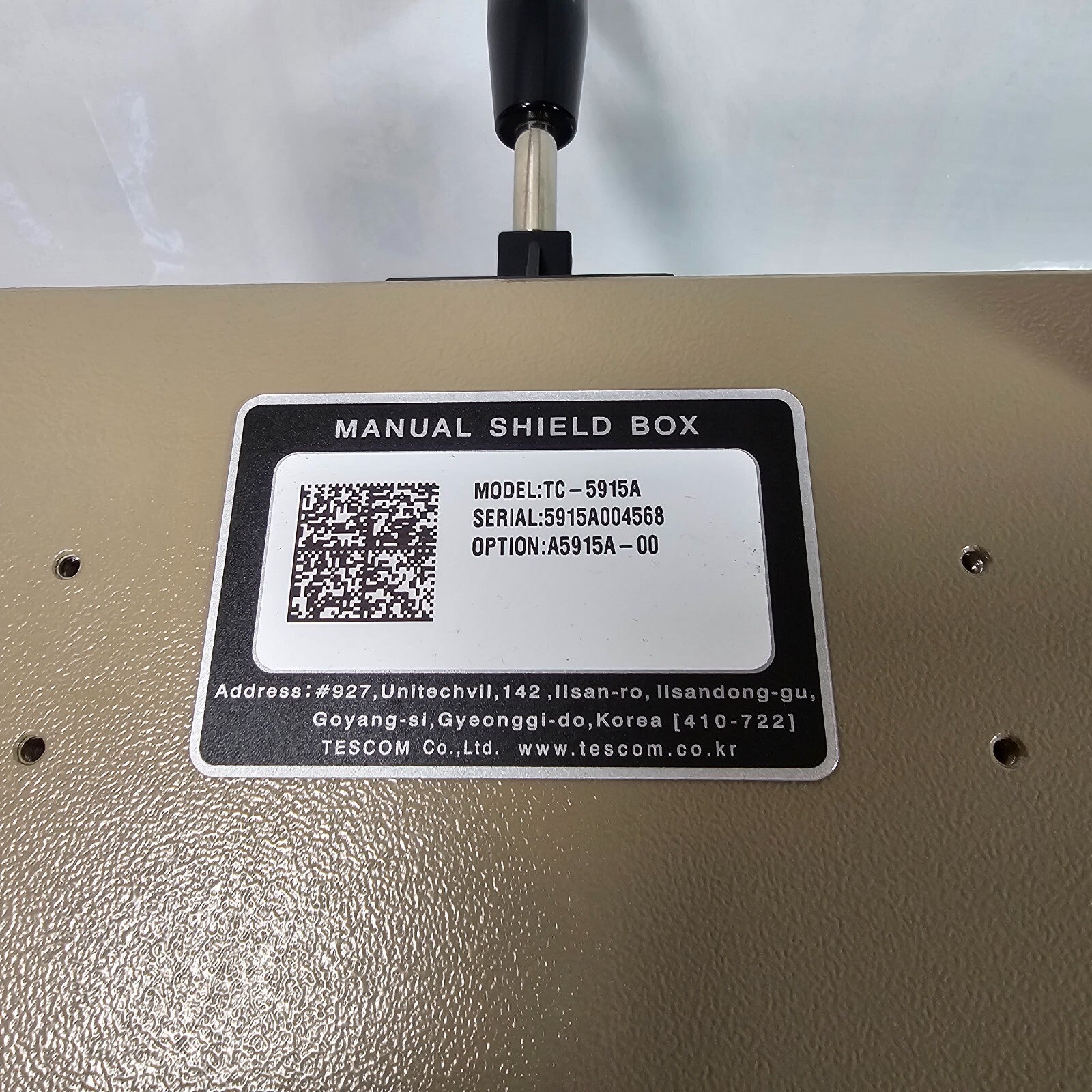 TESCOM TC-5915A RF Shield Box Radio Frequency Test Equipment Laboratory Telecom