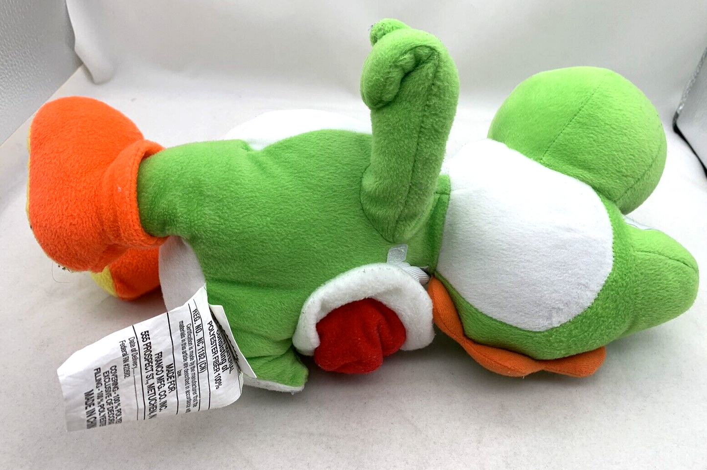 Nintendo Super Mario 15” Yoshi Plush Pillow Toy w/Secret Pocket