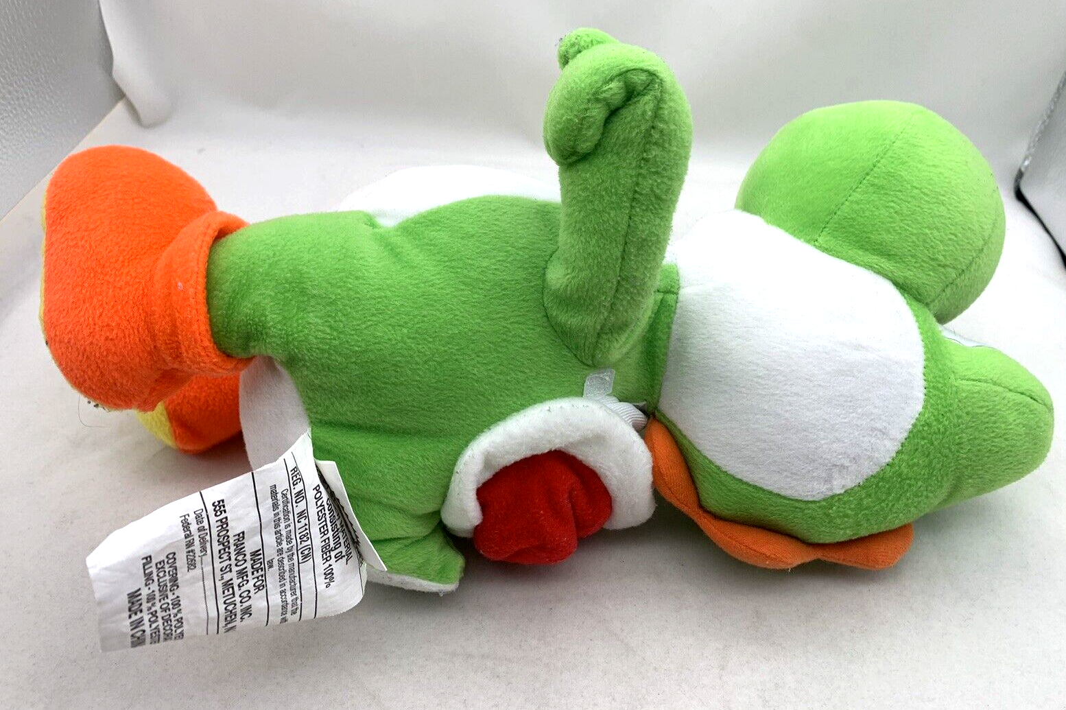 Nintendo Super Mario 15” Yoshi Plush Pillow Toy w/Secret Pocket