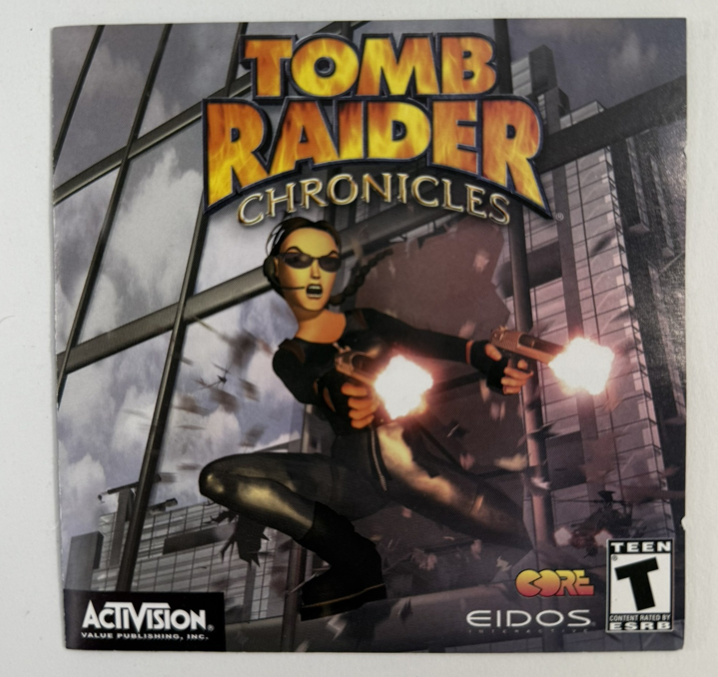 Tomb Raider: Chronicles (PC, 2000) Game Discs, Case, Install Manual - Tested