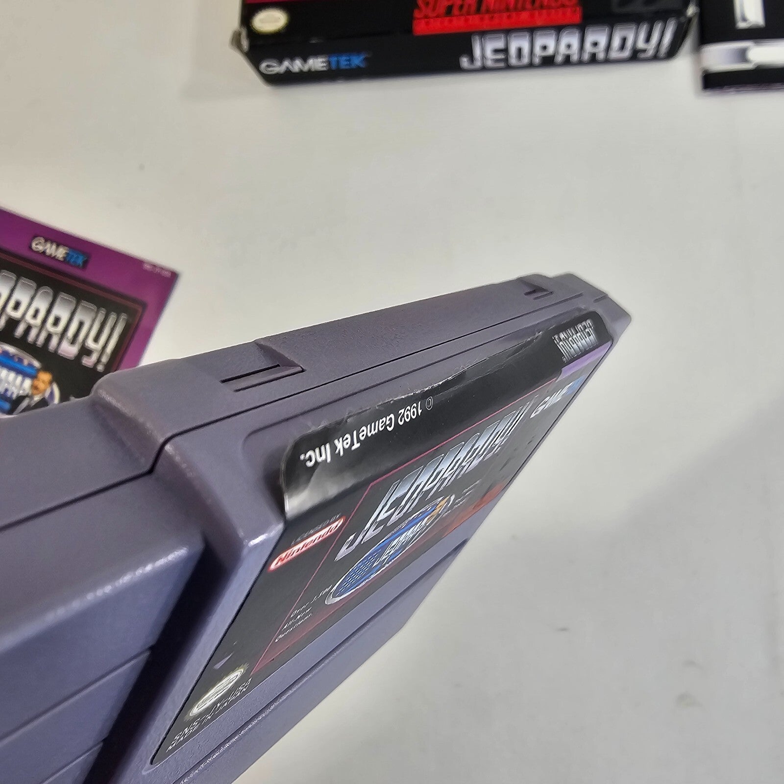 Jeopardy (Super Nintendo, 1992) Game Box Manual Poster - Tested and Working