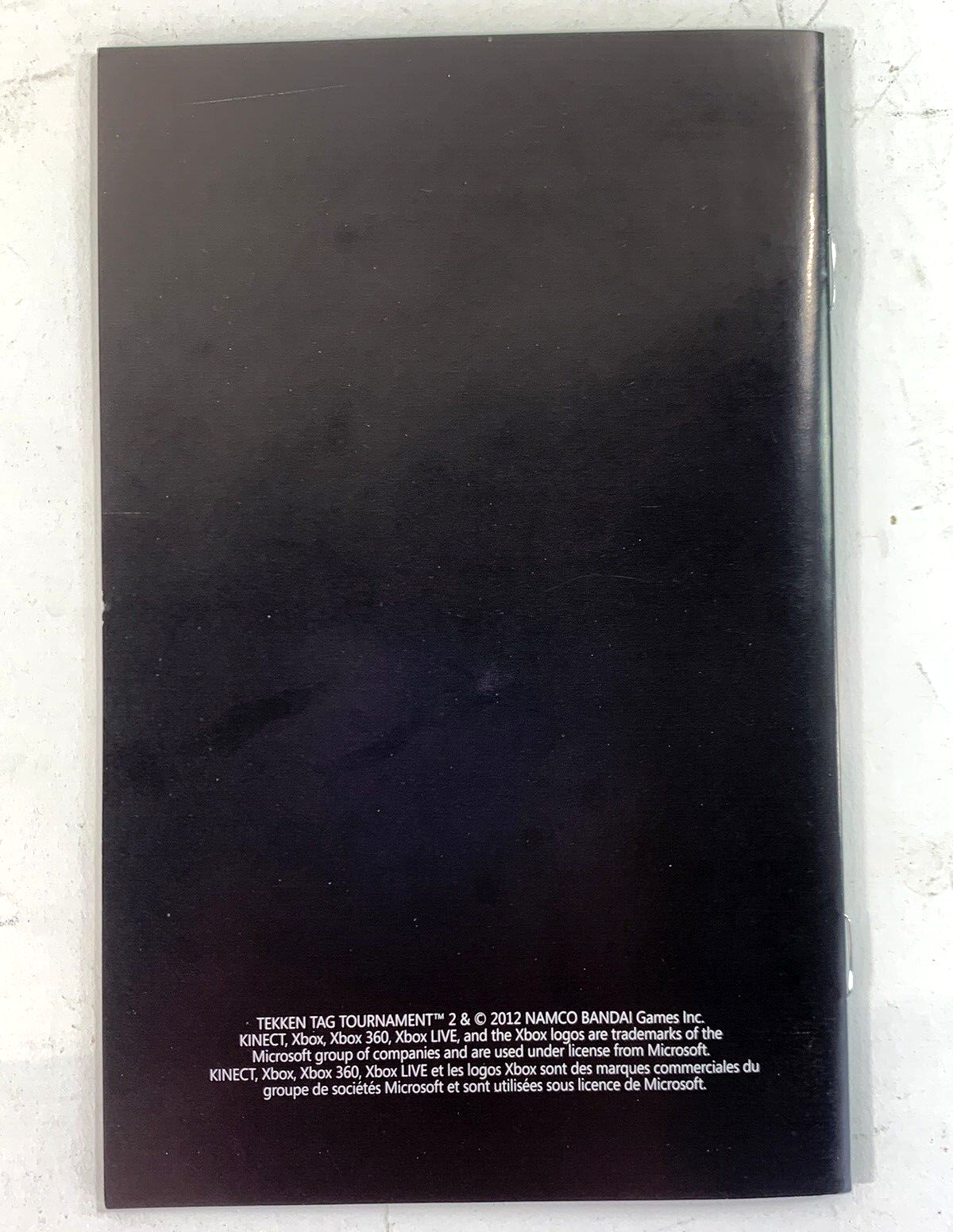 Tekken Tag Tournament 2 (Xbox 360, 2012) Game Case Manual Insert - Tested