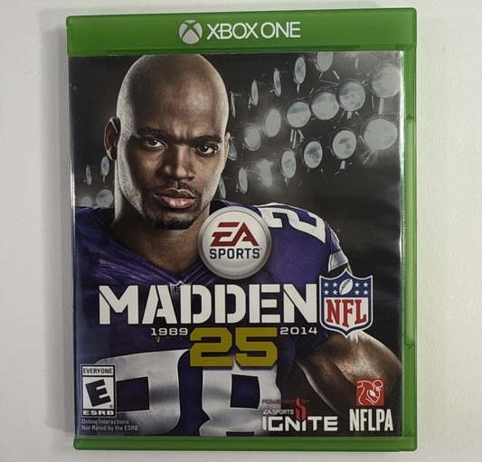 Madden NFL 25 (Microsoft Xbox One, 2013) Game Case Inserts - Tested