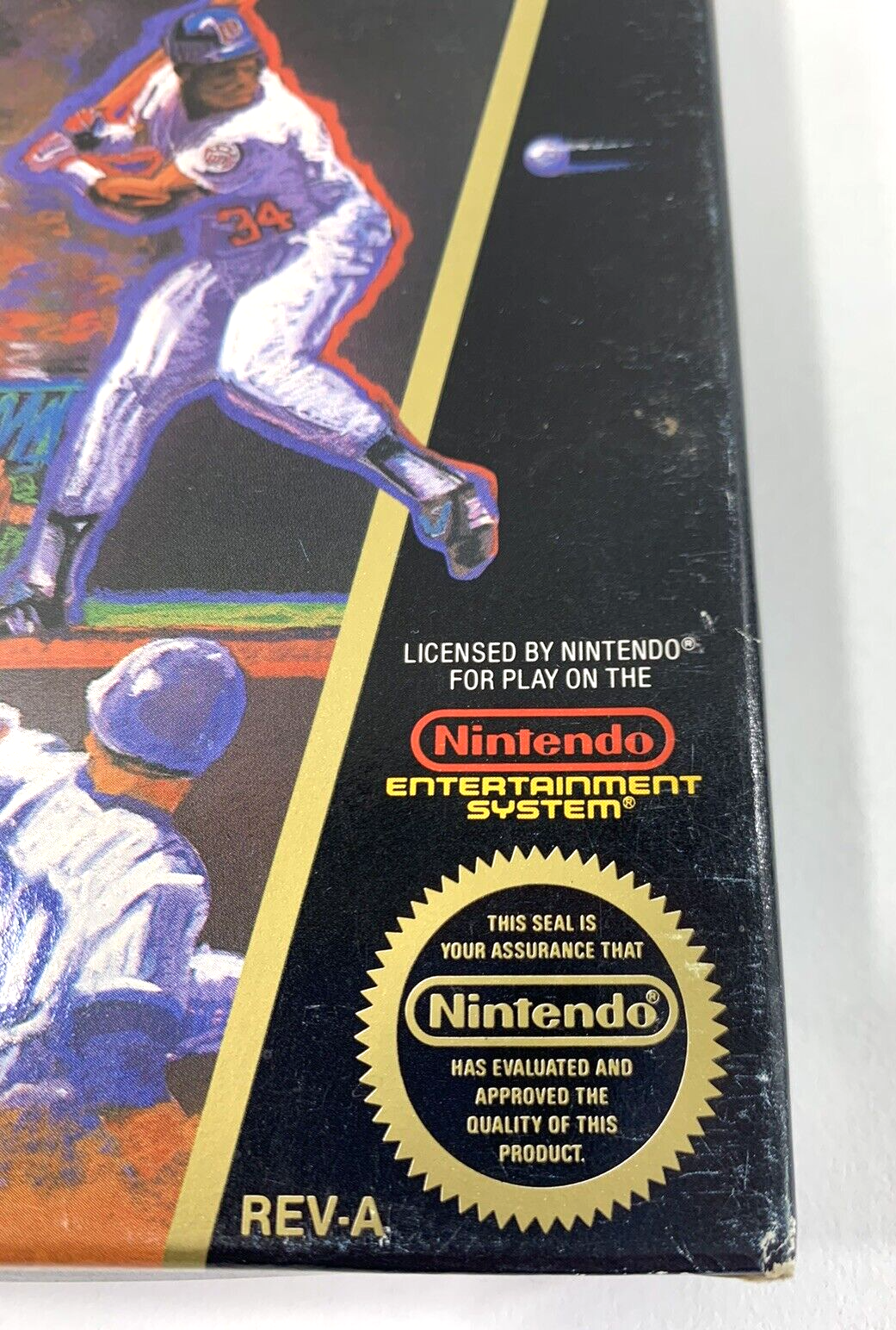 Major League Baseball (Nintendo NES, 1988) Game, Box, Insert, Sleeve - Tested