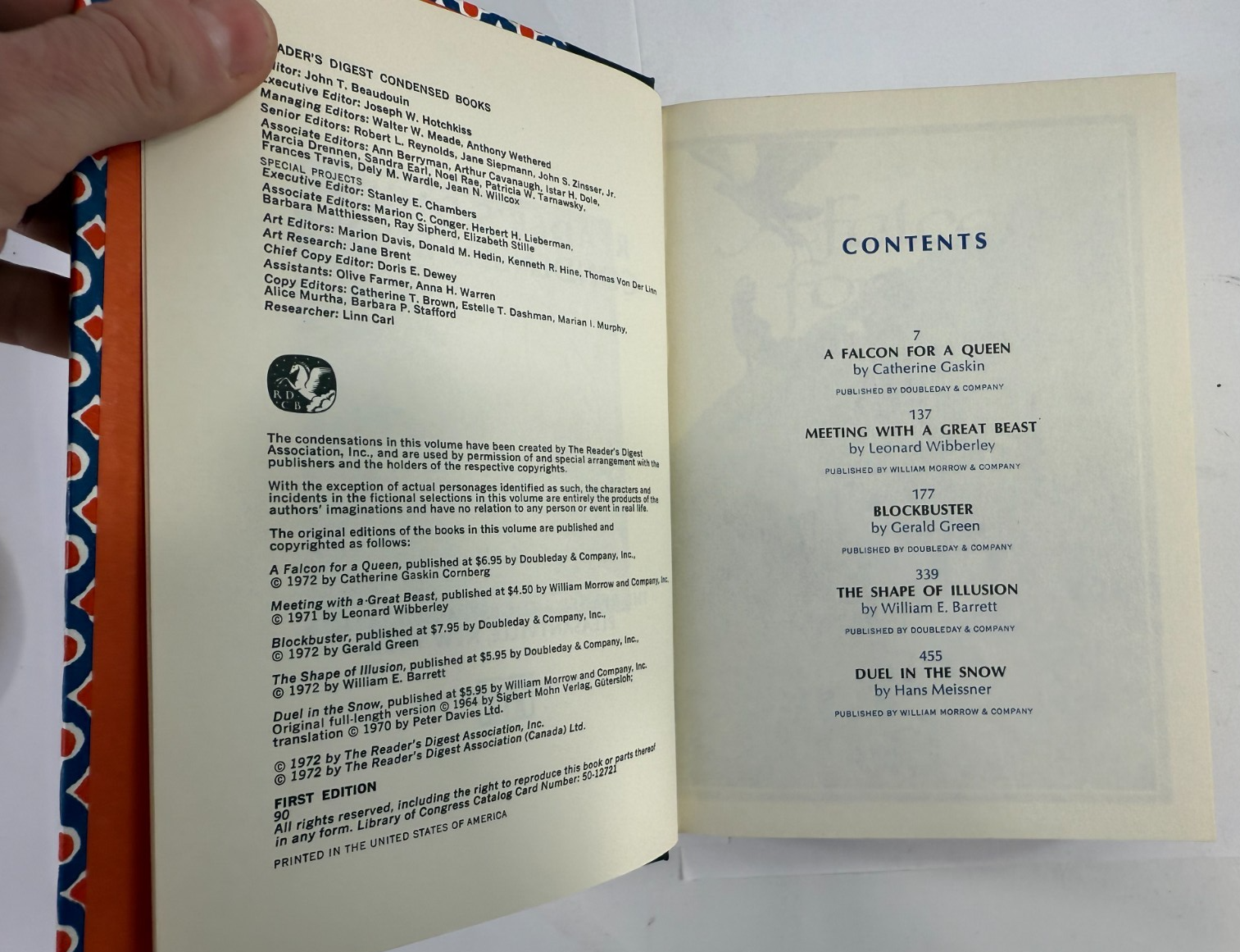 Reader's Digest Condensed Books 1971, 1972, 1973 bundle (10 First Ed. Hardcover)