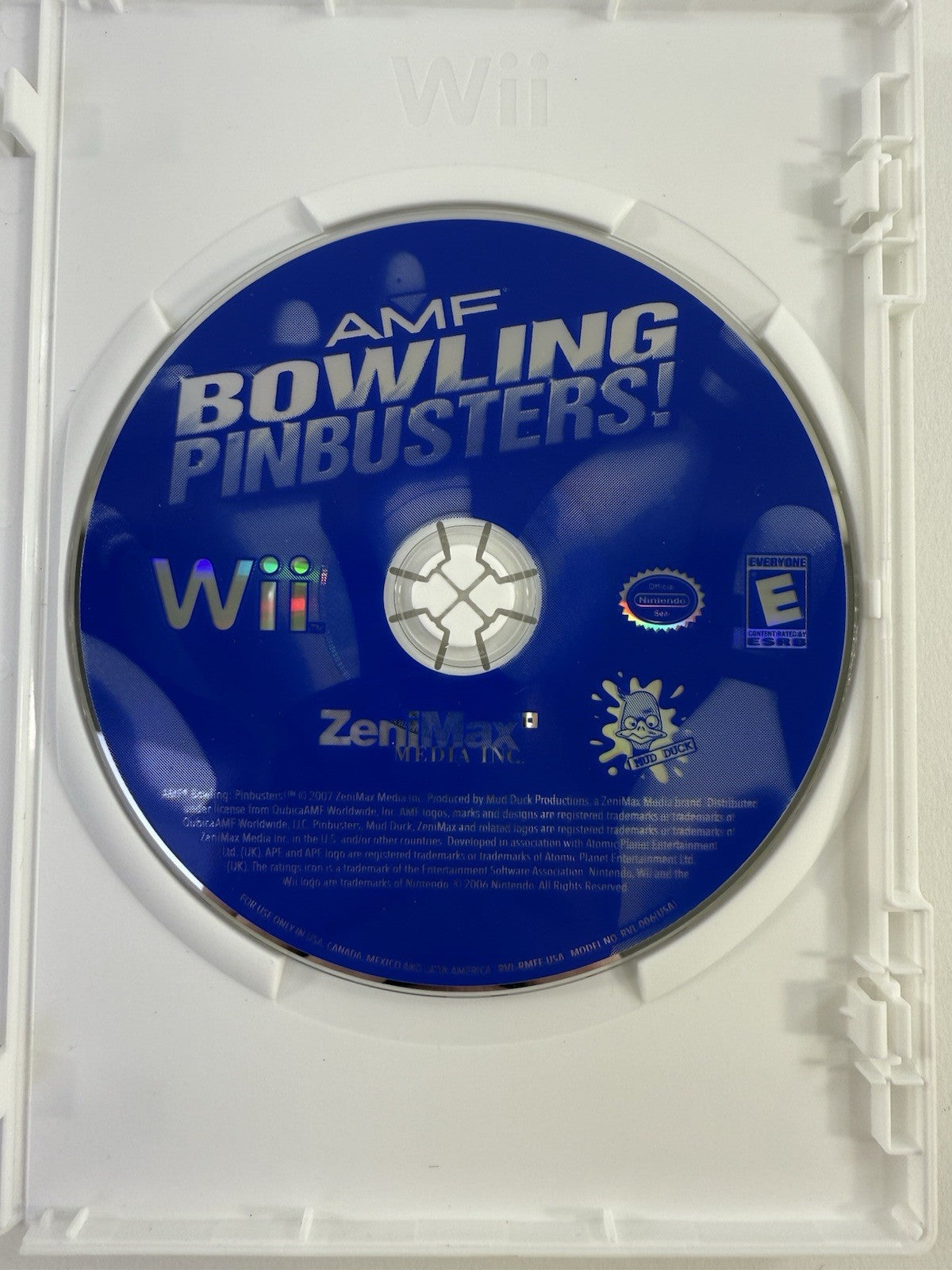 AMF Bowling: Pinbusters (Nintendo Wii, 2007) Game Case Manual - Tested