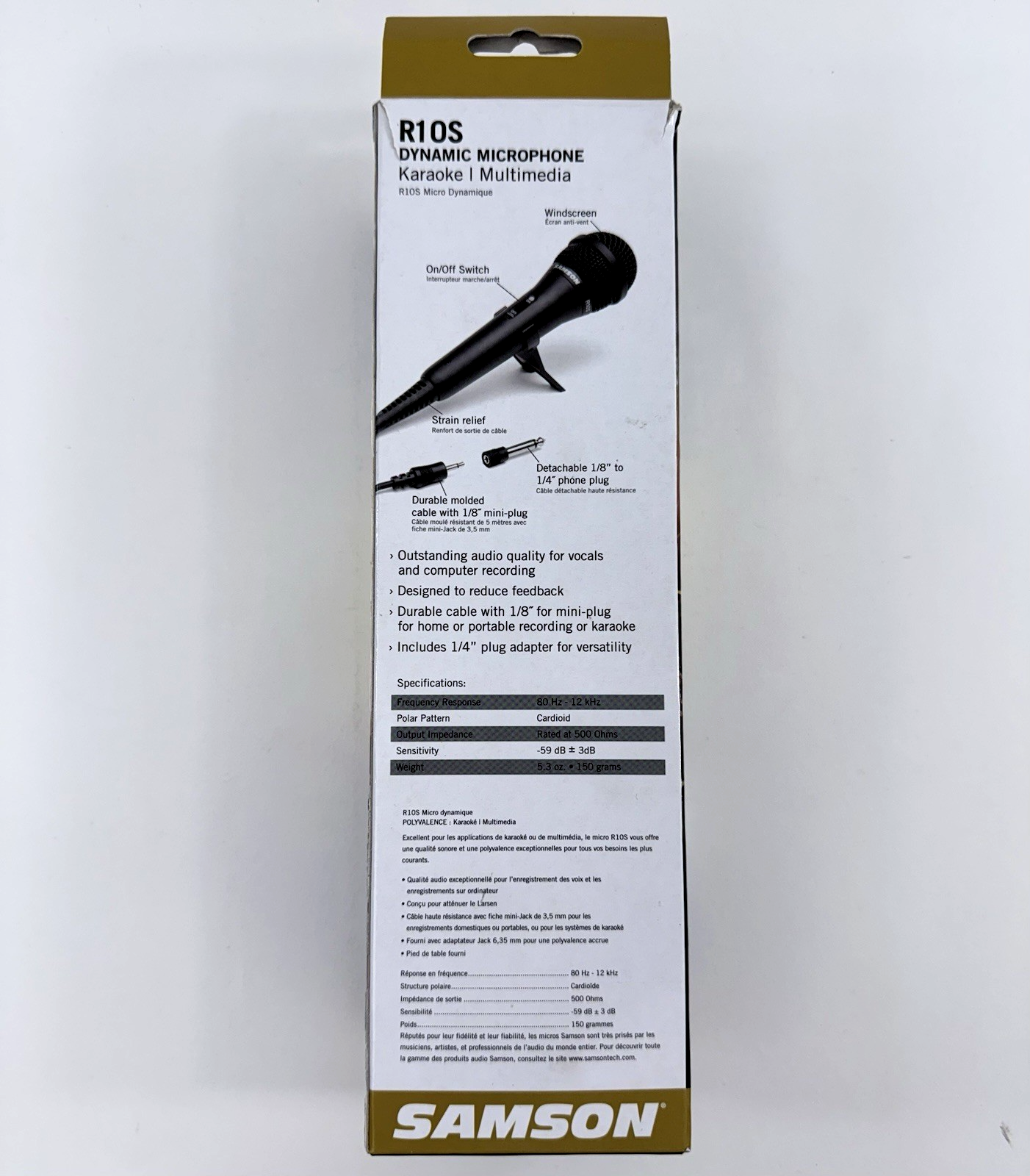 Samson Versatility R10S Dynamic Microphone - Open Box
