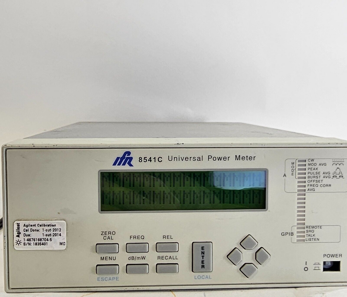 Giga-Tronics 8541C Universal Power Meter Option 03 - Tested