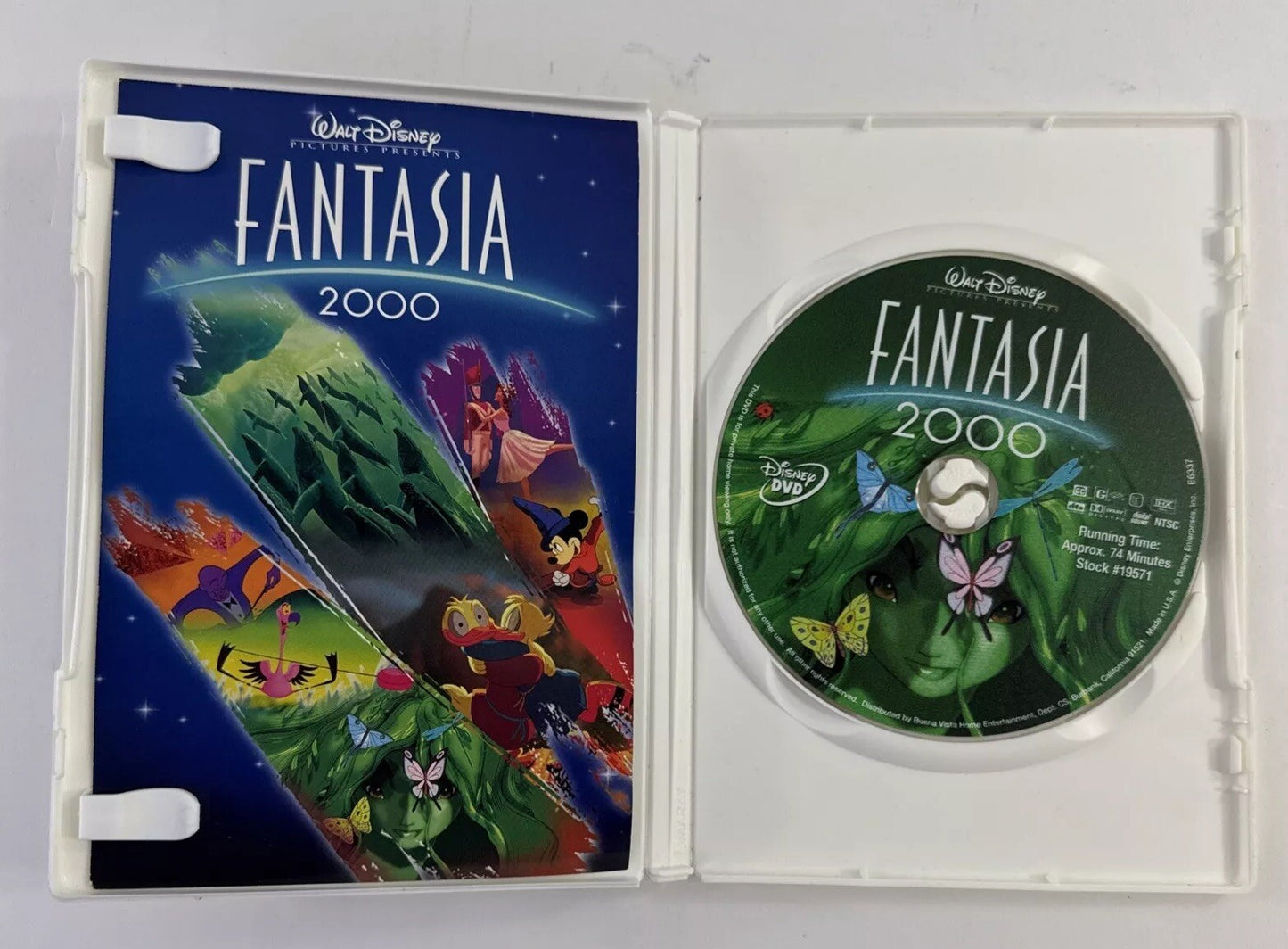 Fantasia Anthology (DVD, 2000, 3-Disc Set) Tested And Working
