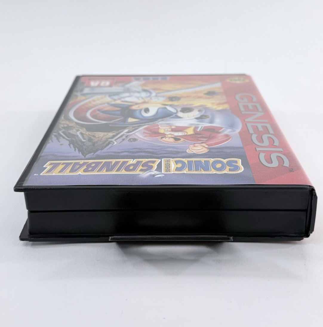 Sonic Spinball (Sega Genesis, 1993) Game Case Manual Insert - Tested and Working