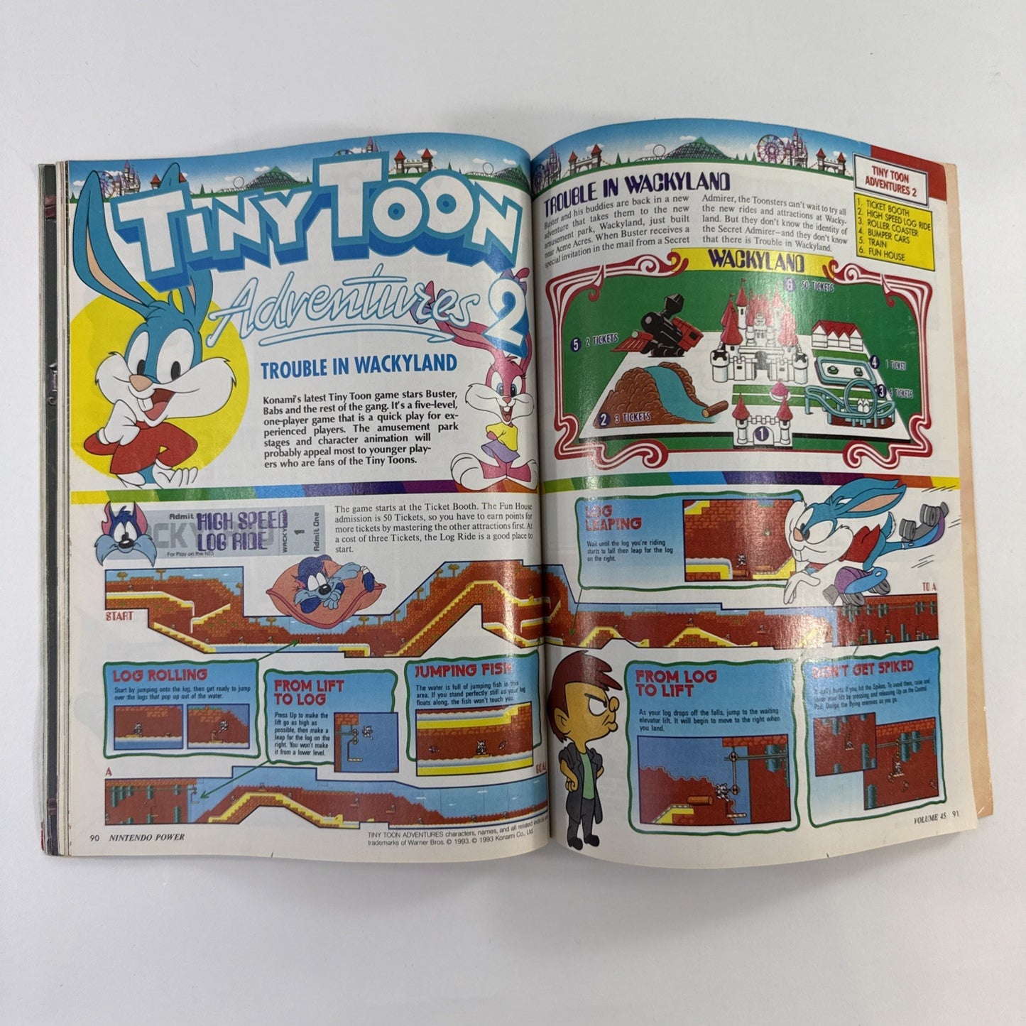 Nintendo Power Magazine - Vol. 45 - Pugsley's Scavenger Hunt