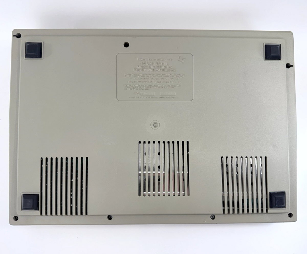 Texas Instruments 1981 TI-99/4A Computer with Power Supply and AV - Tested