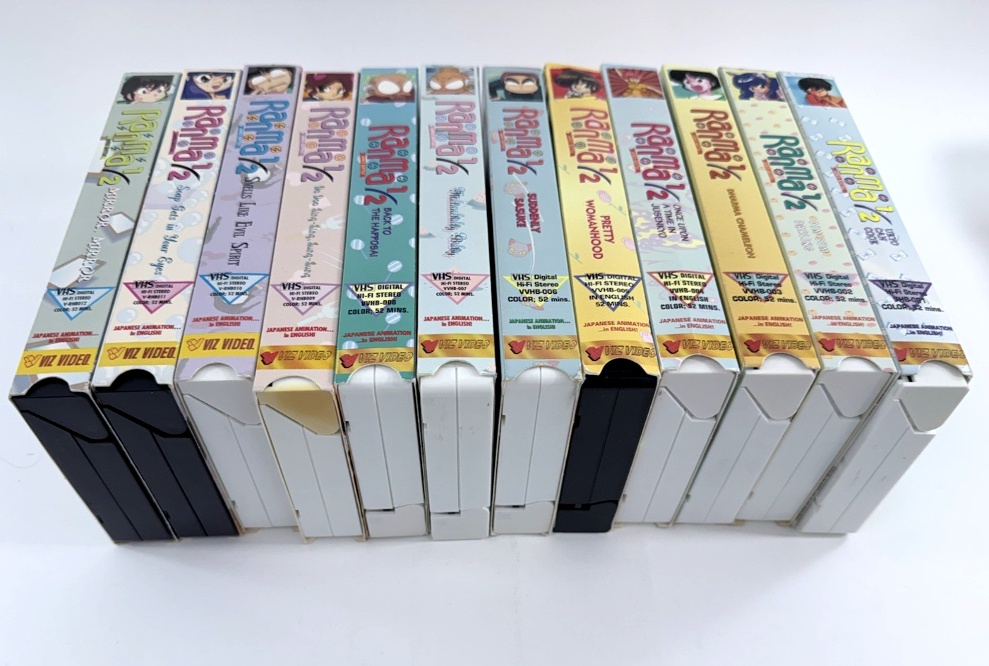 VIZ Video Ranma 1/2 Hard Battle Box Set (VHS, 1999, Dubbed) - No CD - Tested