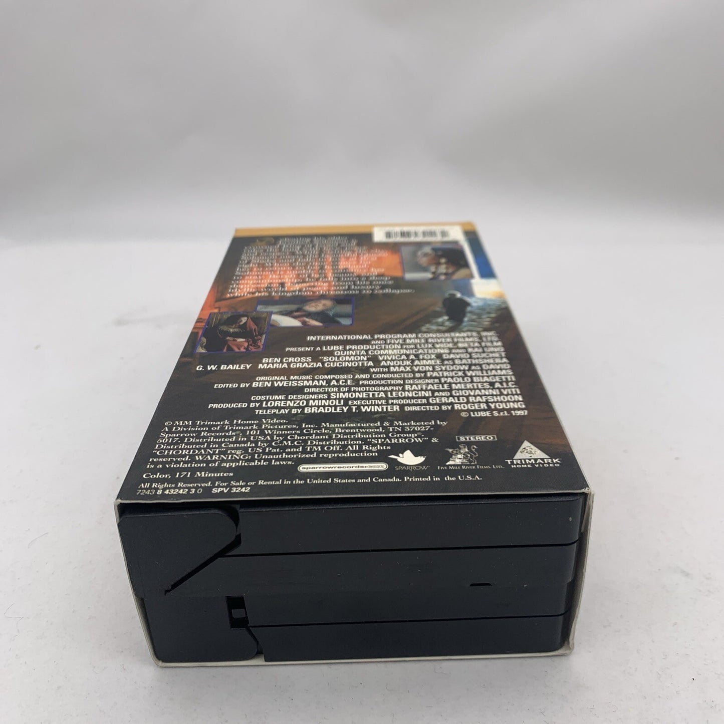 The Bible: Solomon (VHS, 2000) Ben Cross/Vivica A. Fox/Max Von Sydow