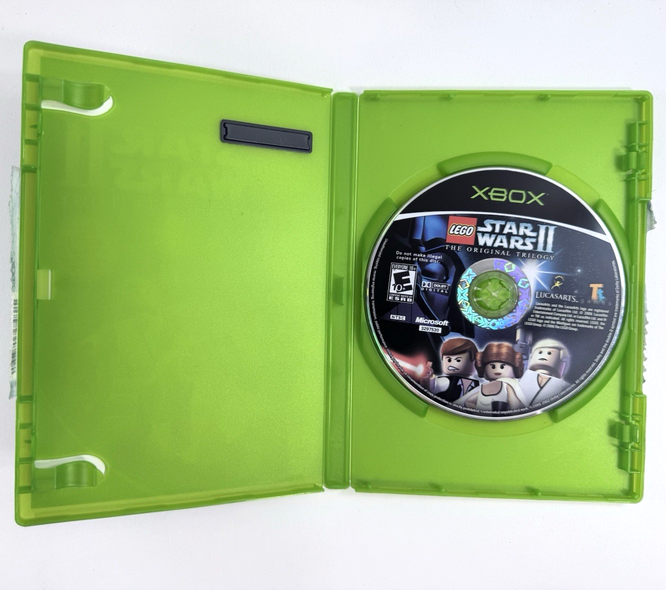LEGO Star Wars II: The Original Trilogy (Microsoft Xbox, 2006) Game and Case