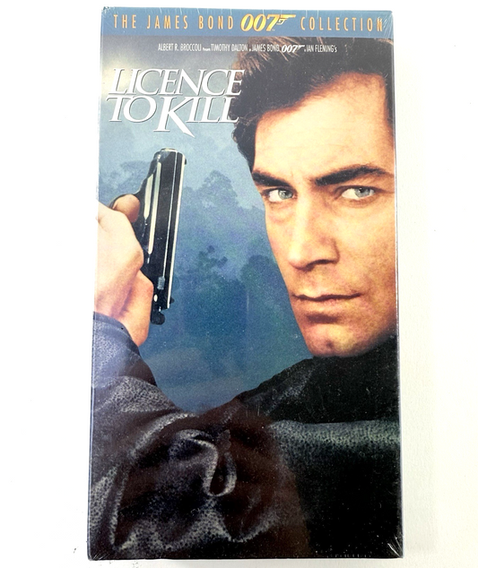 James Bond: License To Kill (1996, VHS) New, Factory Sealed Timothy Dalton Film