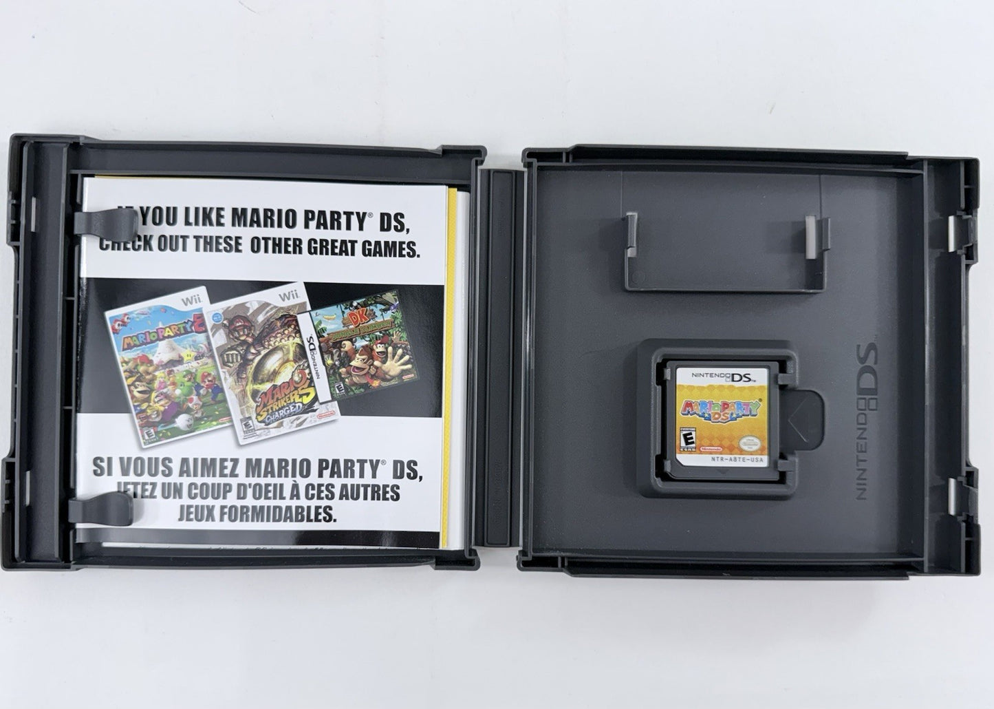 Mario Party DS (Nintendo DS, 2007) Game, Case, Registration, Inserts - Tested