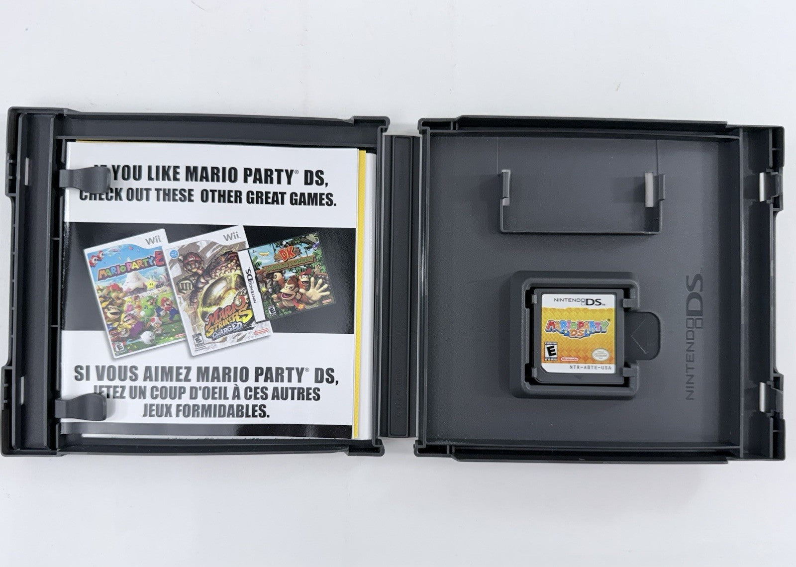 Mario Party DS (Nintendo DS, 2007) Game, Case, Registration, Inserts - Tested