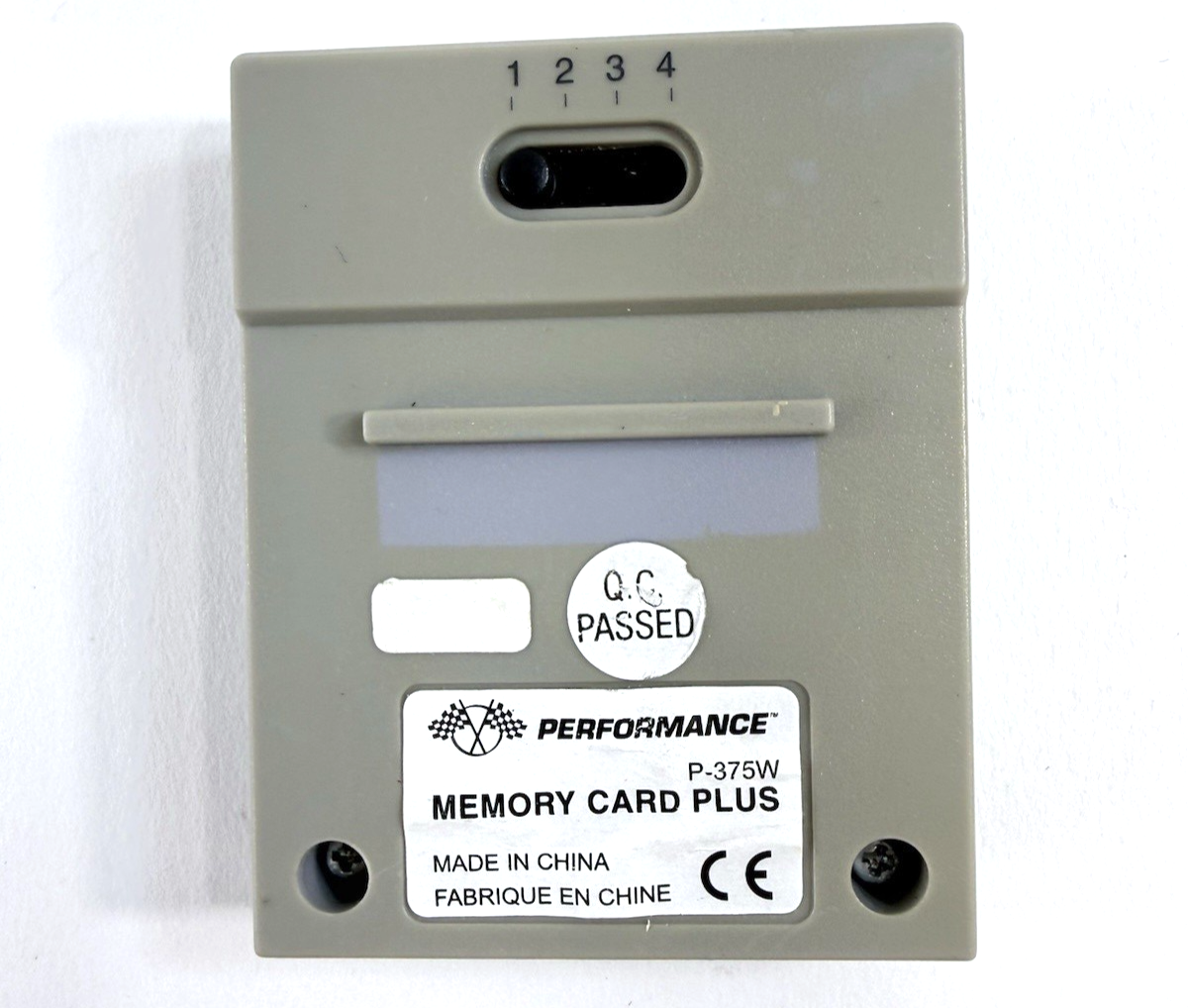 Performance Memory Card Plus P-375W For Nintendo 64 - Tested and Working