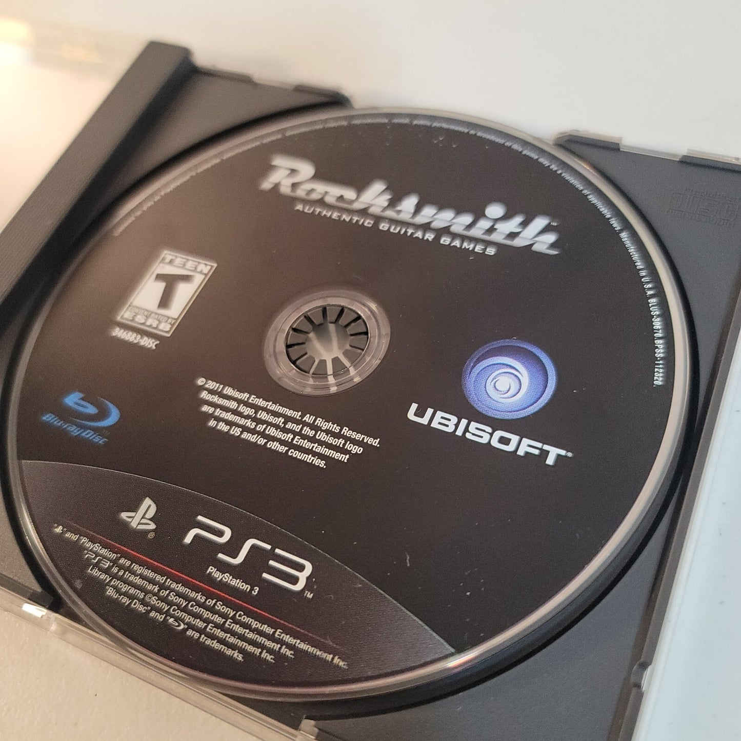 Rocksmith (Sony PlayStation 3, 2011) Replacement Game Disc