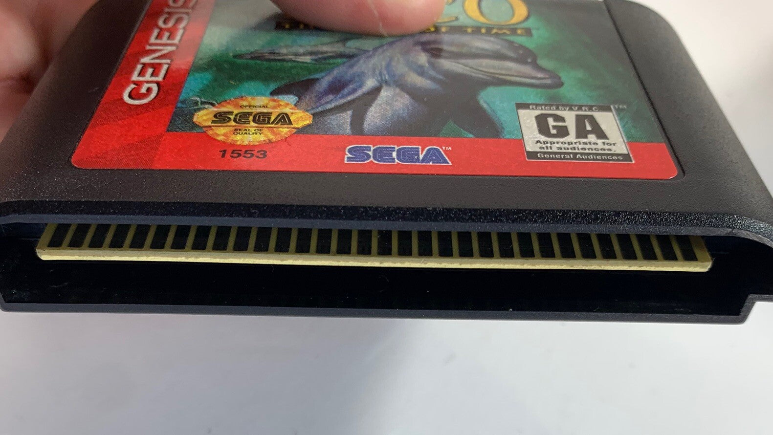 Ecco: The Tides of Time (Sega Genesis, 1994) Game Case Manual - Tested