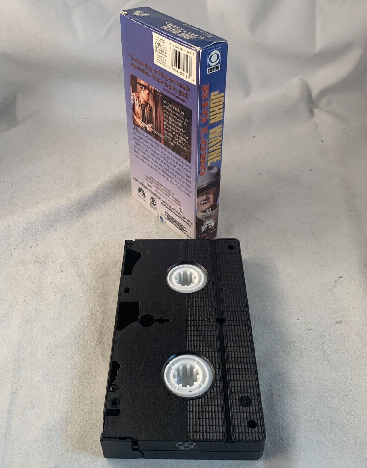 Rio Lobo (VHS John Wayne bundle) The Man Who Shot Liberty Valance - Tested