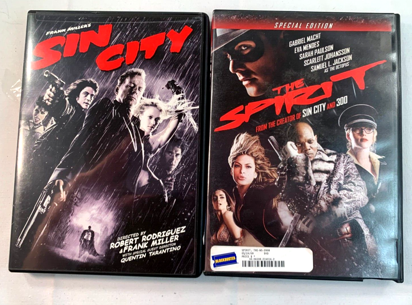 Sin City (Tarantino DVD films) The Spirit  - Tested and Working