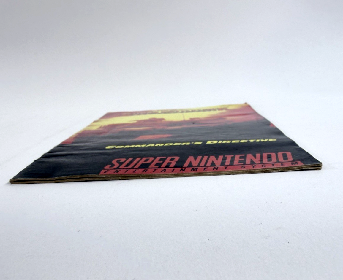 Garry Kitchen's Super Battletank War In The Gulf Instruction Manual SNS-SB-USA-1