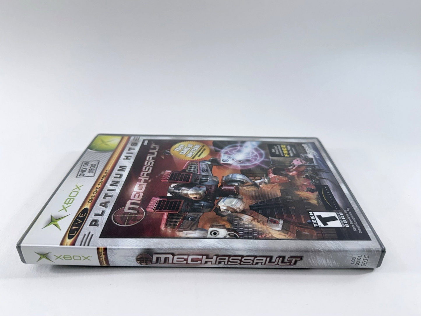 MechAssault (Microsoft Xbox, 2002) Game Case Manual Insert - Tested - Read
