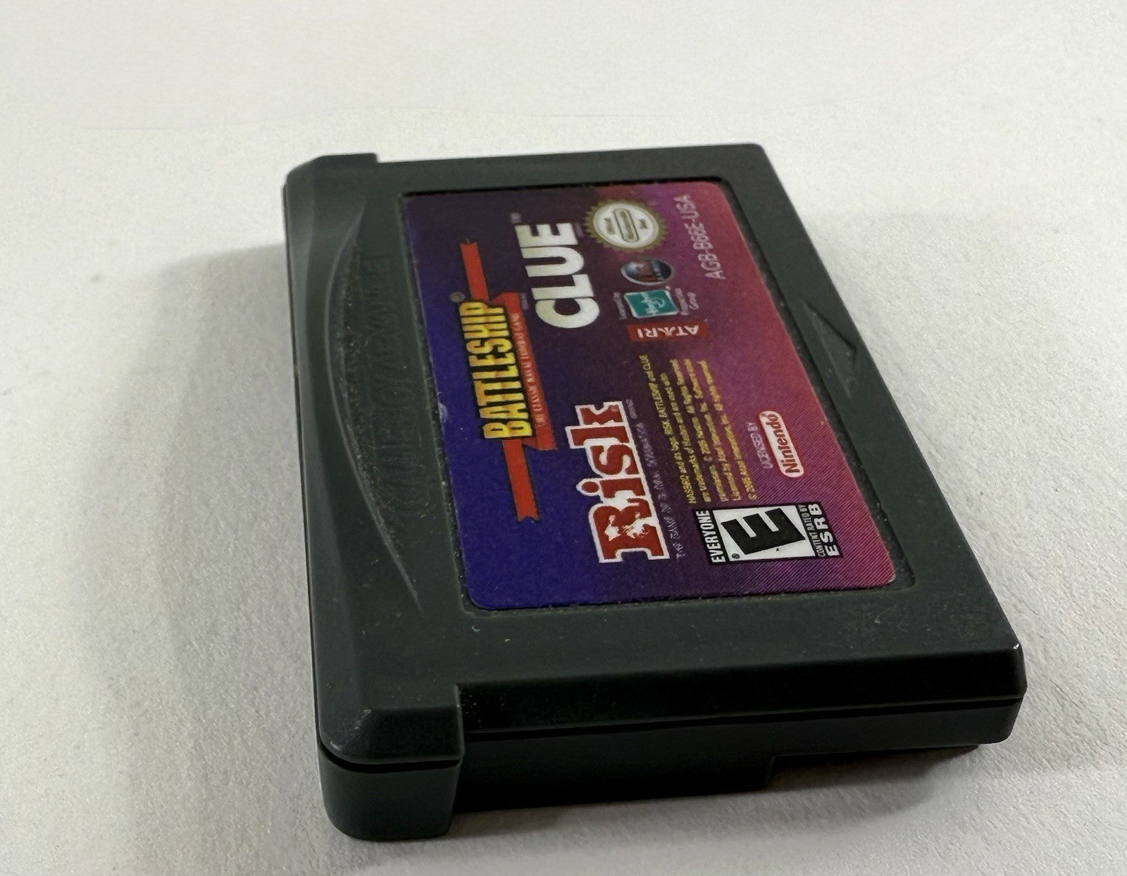 Battleship Risk Clue (GameBoy Advance, 2005) Game Cartridge - Tested