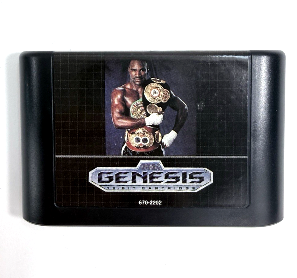 Evander Holyfield's "Real Deal" Boxing (Sega Genesis, 1992) Game, Case,  Manual