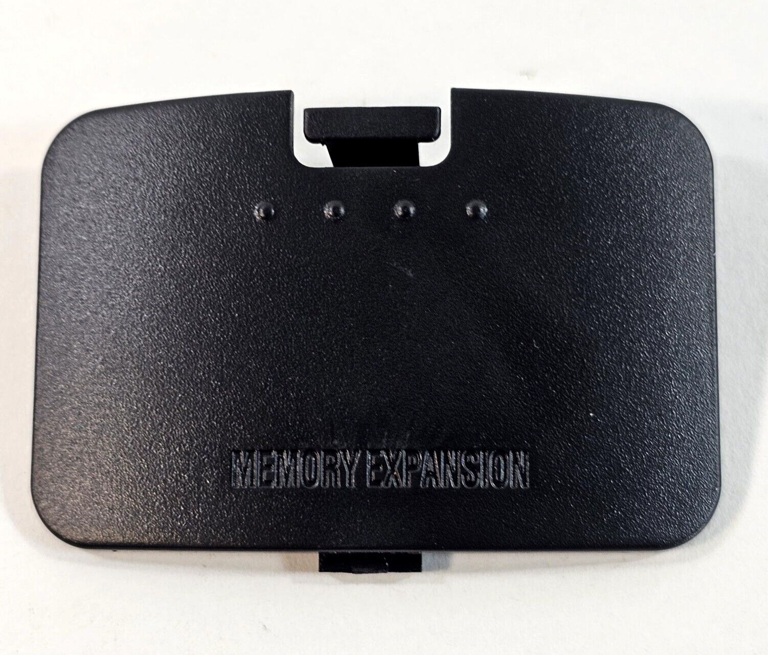 Black Nintendo 64 Jumper Pak Lid Memory Expansion Cover Replacement - Unbranded