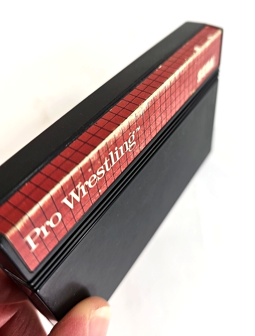 Pro Wrestling (Sega Master System, 1986) Game Cartridge - Tested and Working